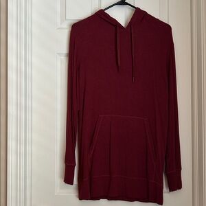 Mono B Maroon dress with hoodie